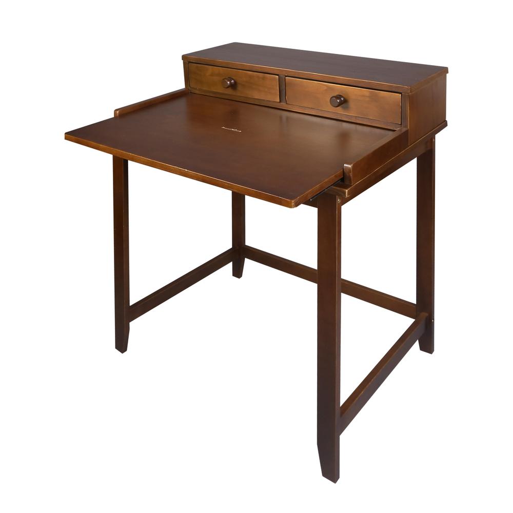 Solid Wood Home Office Computer Desk with Hutch