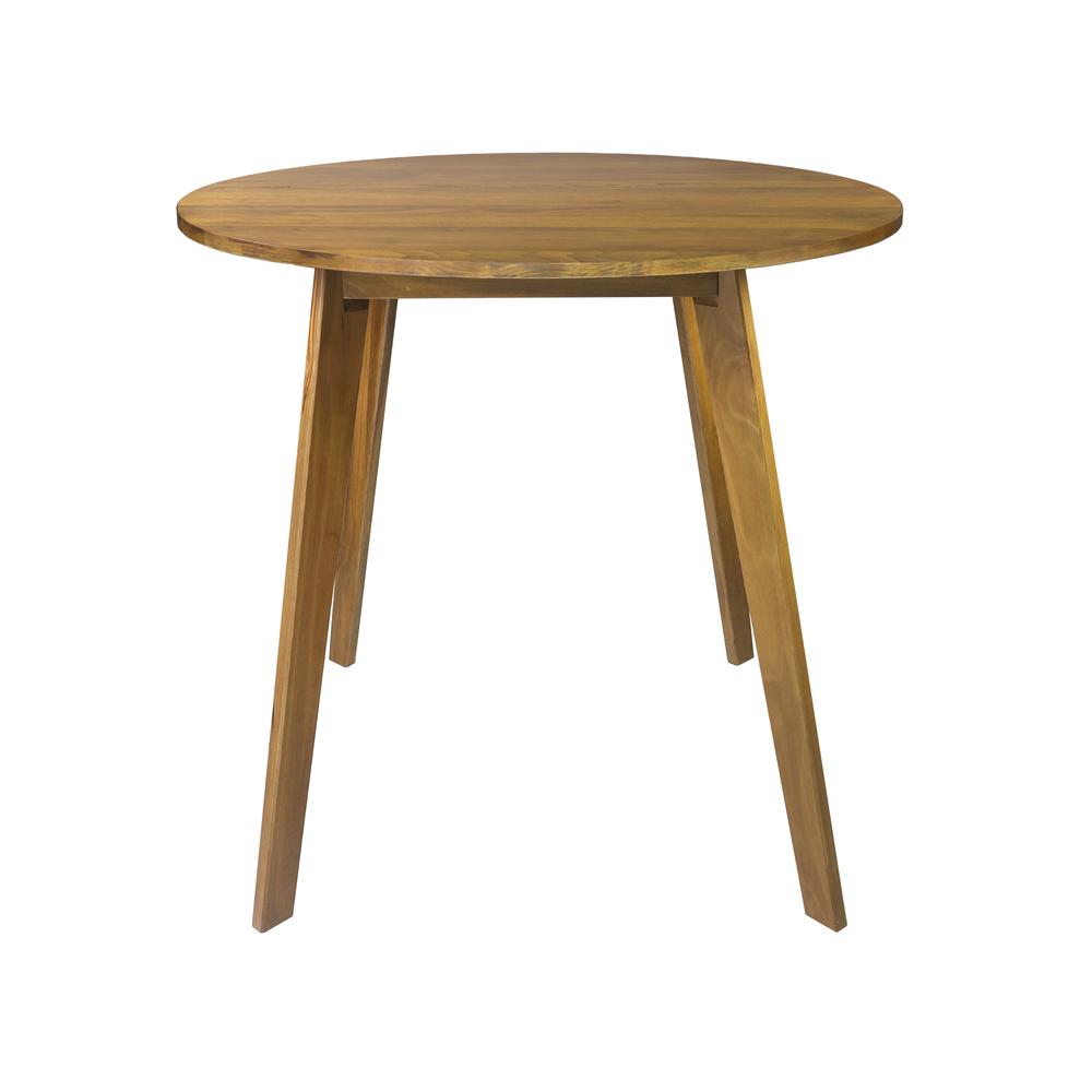 Genuine 36″ Round Dining Table with Solid American Gum – Harvest Gold