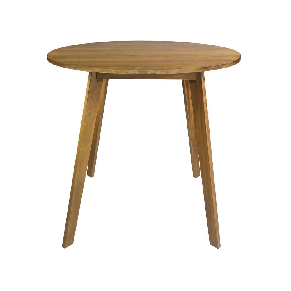 Genuine 36″ Round Dining Table with Solid American Gum – Harvest Gold