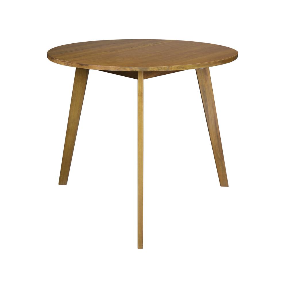 Genuine 36″ Round Dining Table with Solid American Gum – Harvest Gold