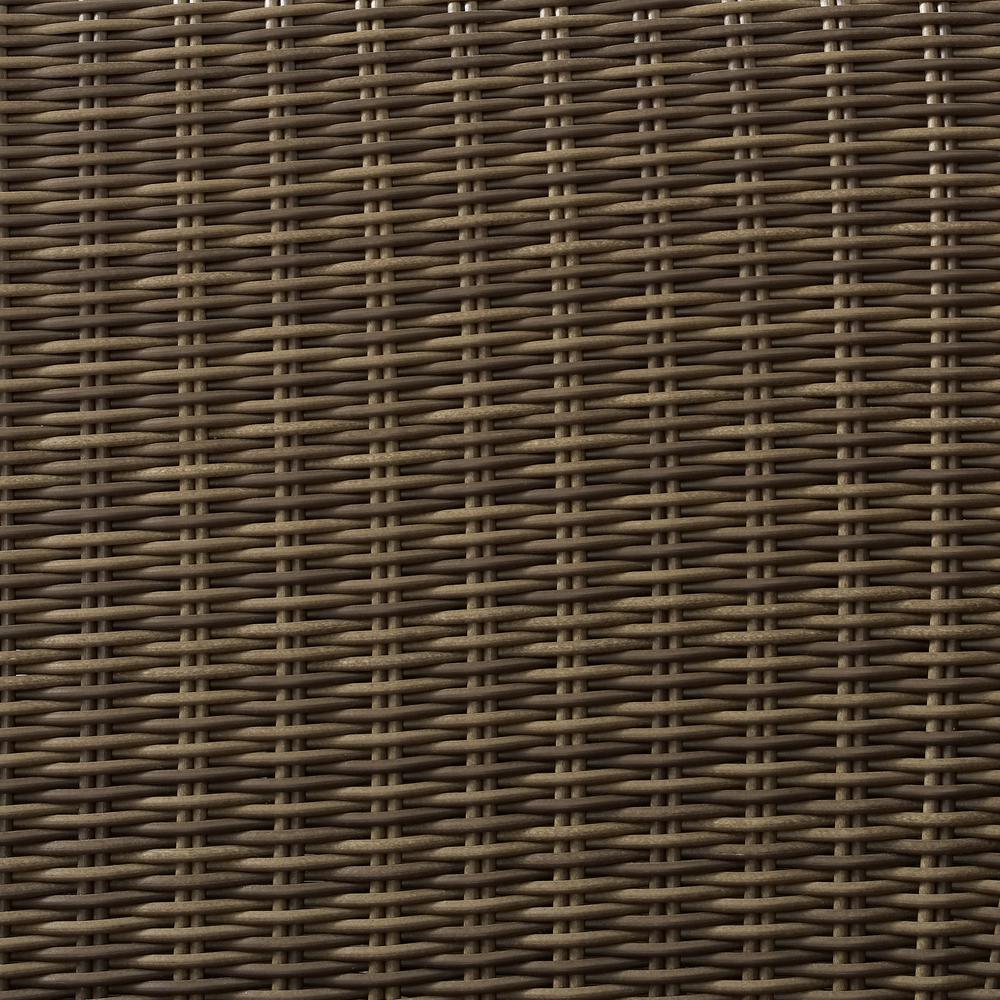 Bradenton 3Pc Wicker Outdoor Loveseat Patio Furniture Set