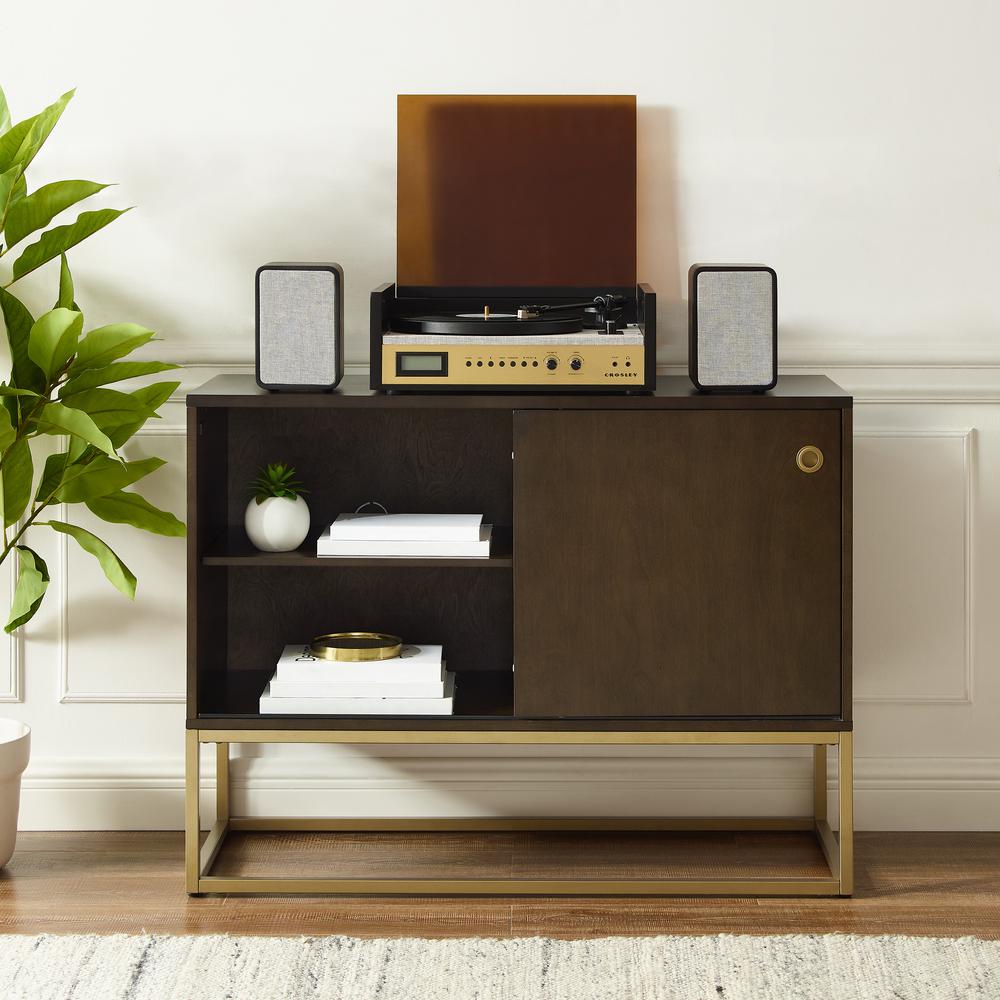Byron Record Storage Media Console
