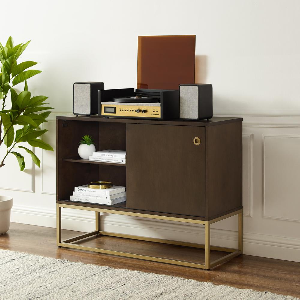 Byron Record Storage Media Console