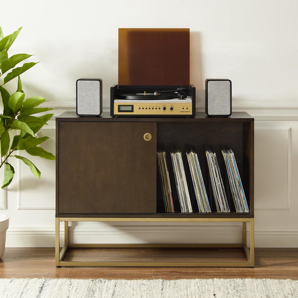Byron Record Storage Media Console