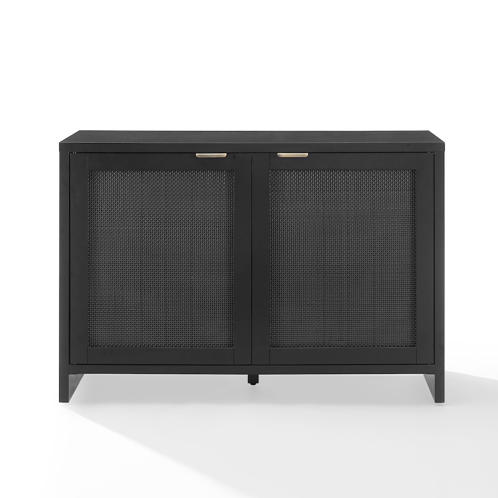 Kenji Record Storage Media Console In Black
