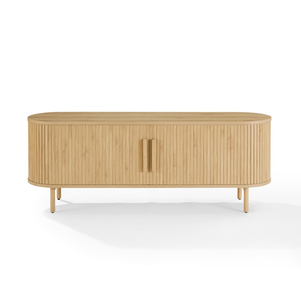 Ambrose Record Storage Media Console In Ash