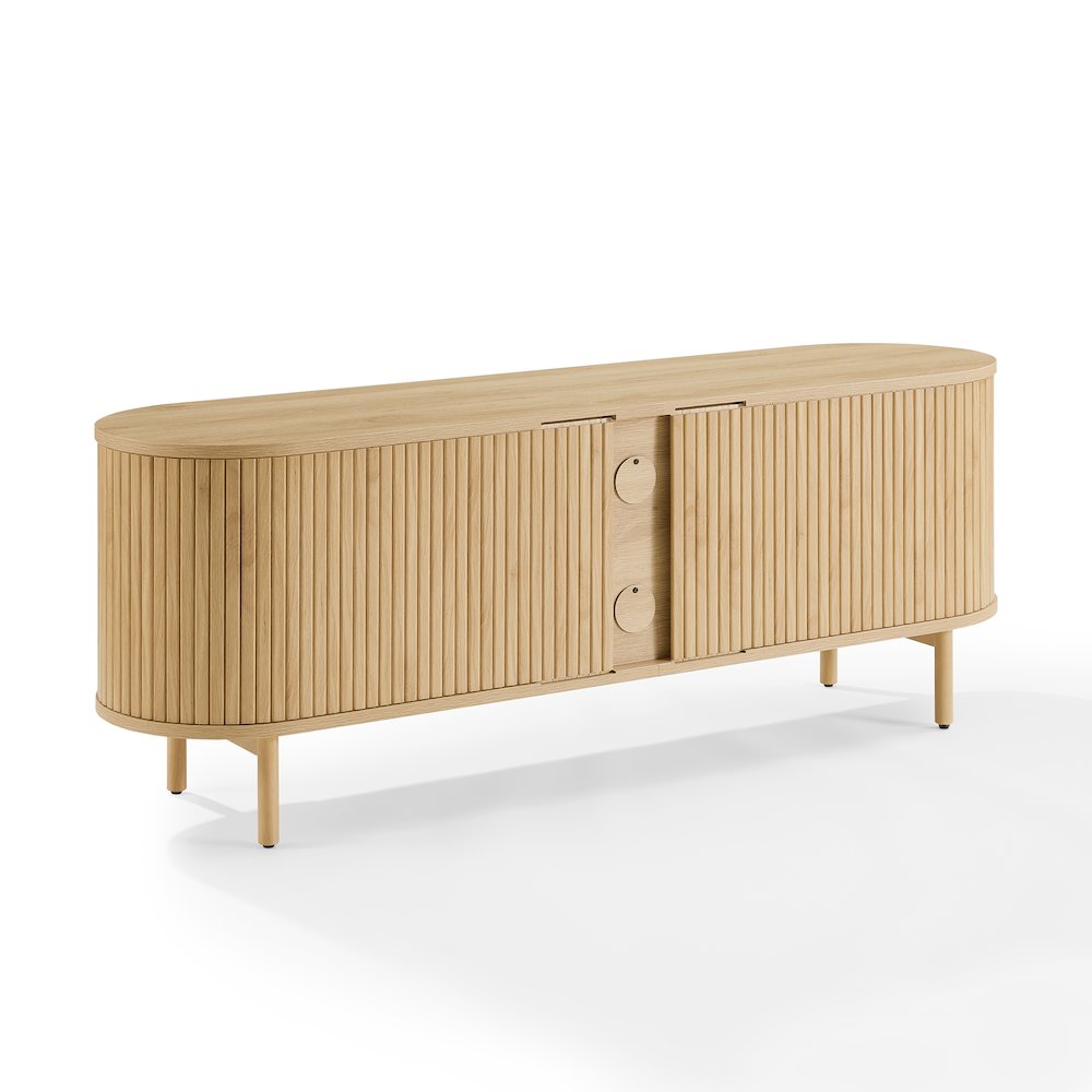 Ambrose Record Storage Media Console In Ash