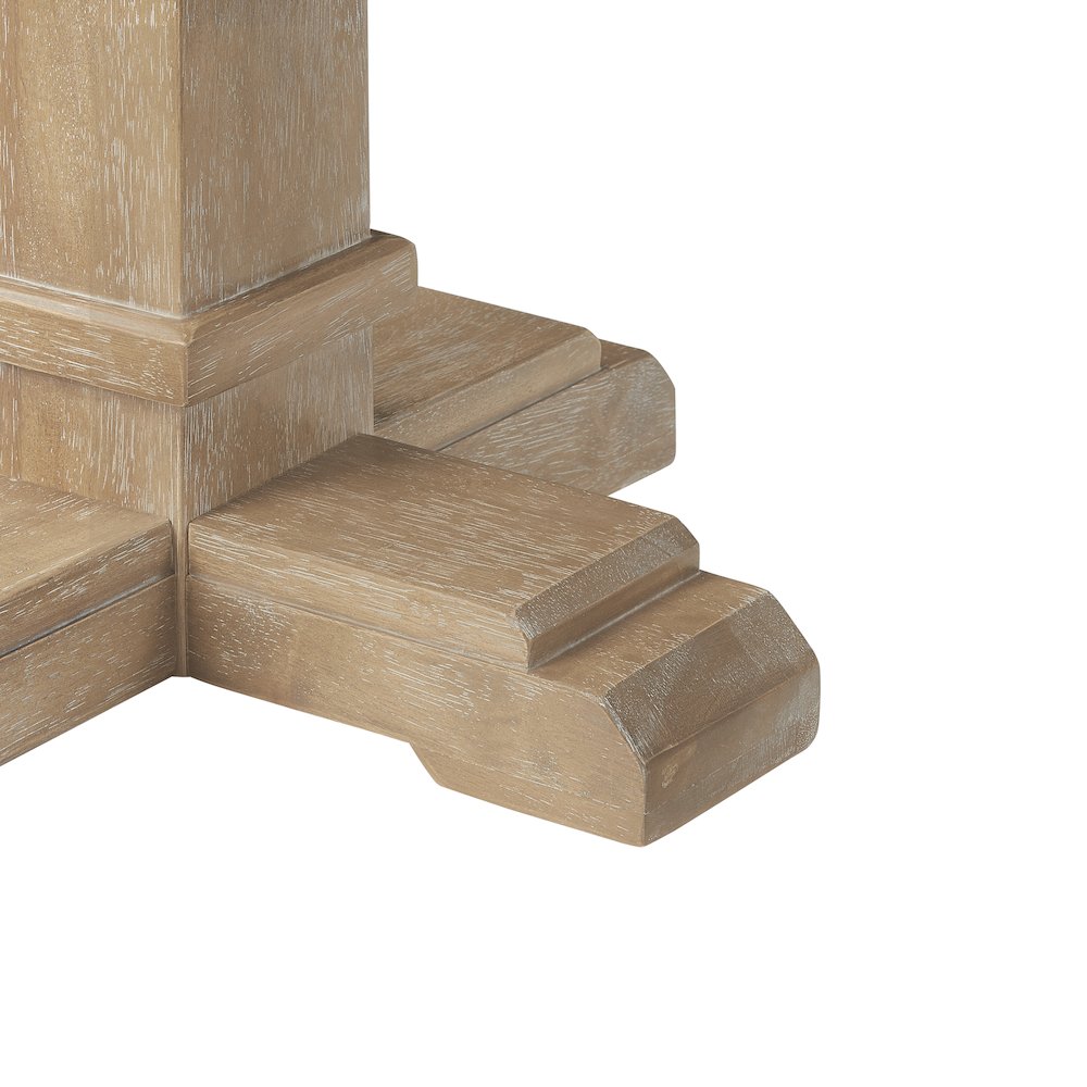 Joanna Side Table In Rustic Brown