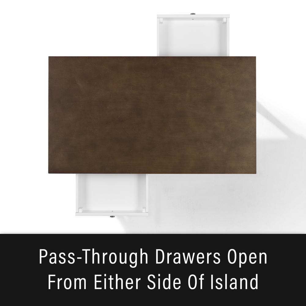 Caitlyn Wood Top Kitchen Island