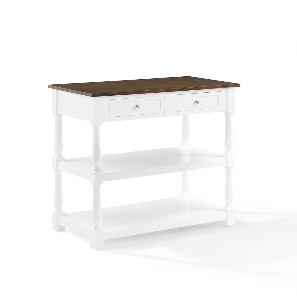 Caitlyn Wood Top Kitchen Island