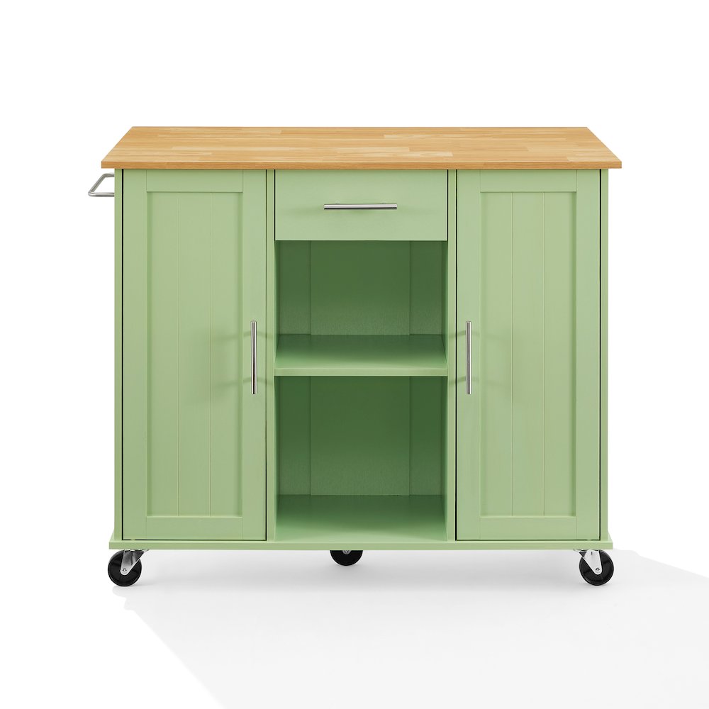 Stella Kitchen Cart In Mint