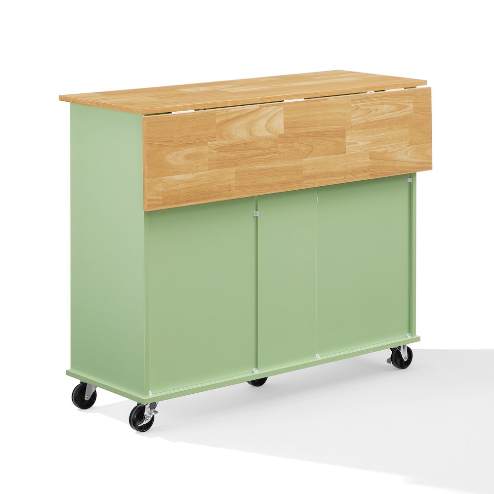 Stella Kitchen Cart In Mint
