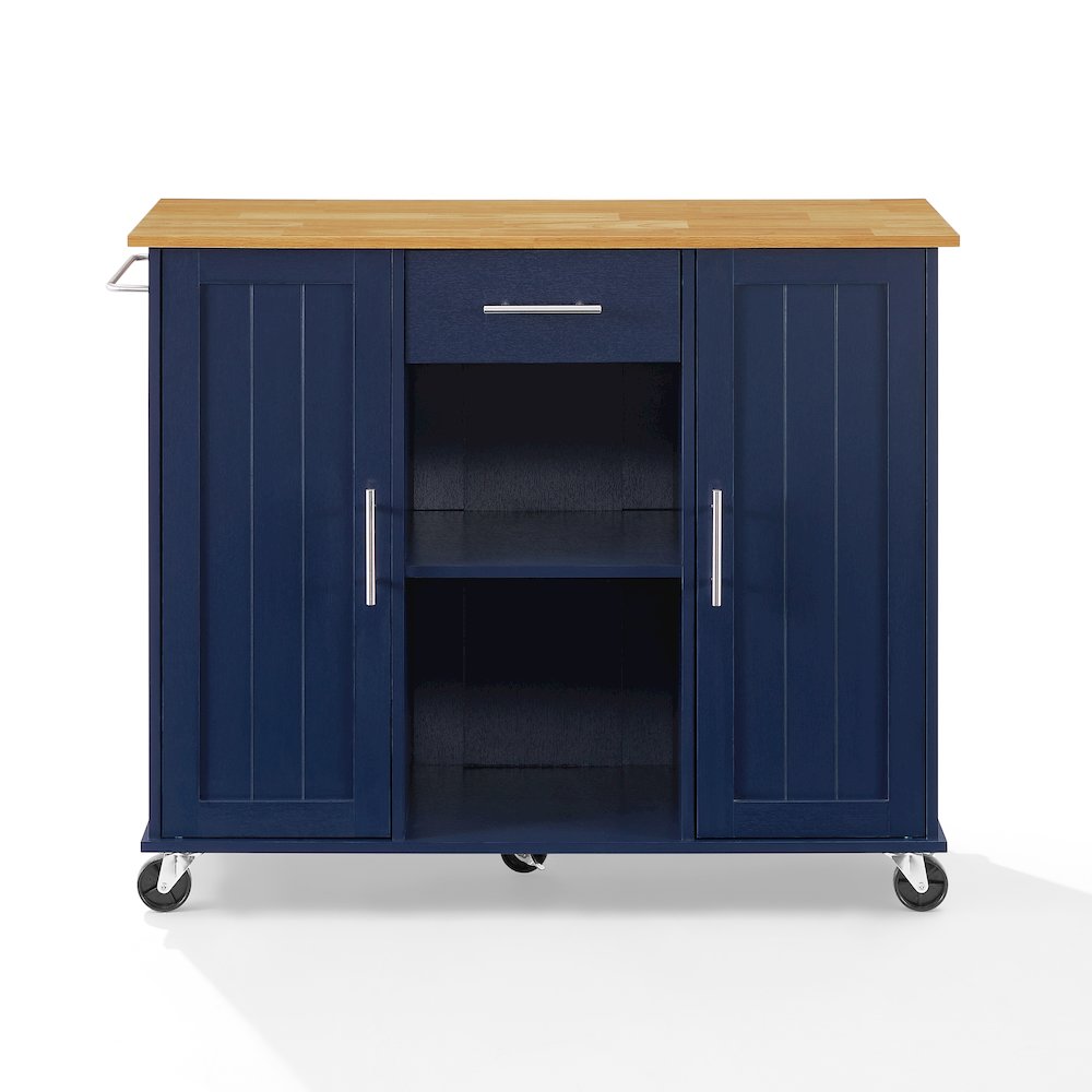 Stella Kitchen Cart In Navy