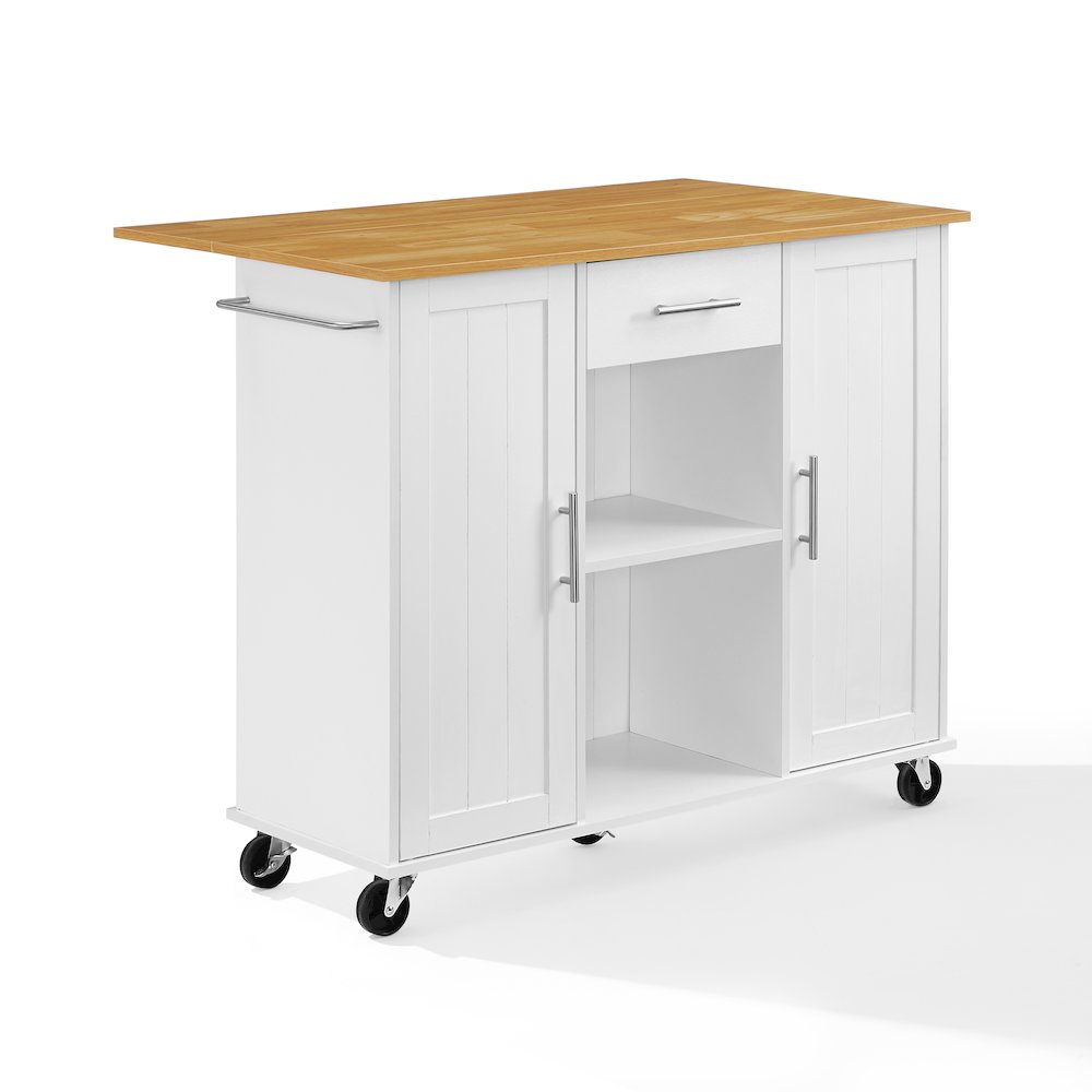 Stella Kitchen Cart In White