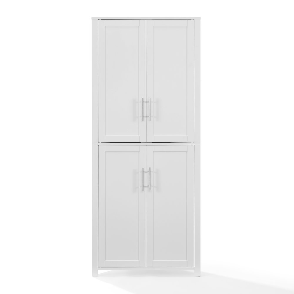 Savannah Corner Pantry White