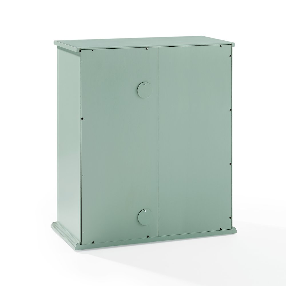 Gemma Medium Record Player Cabinet With Vinyl Storage White Oak