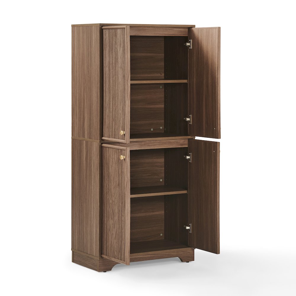 Naomi Kitchen Storage Pantry Walnut