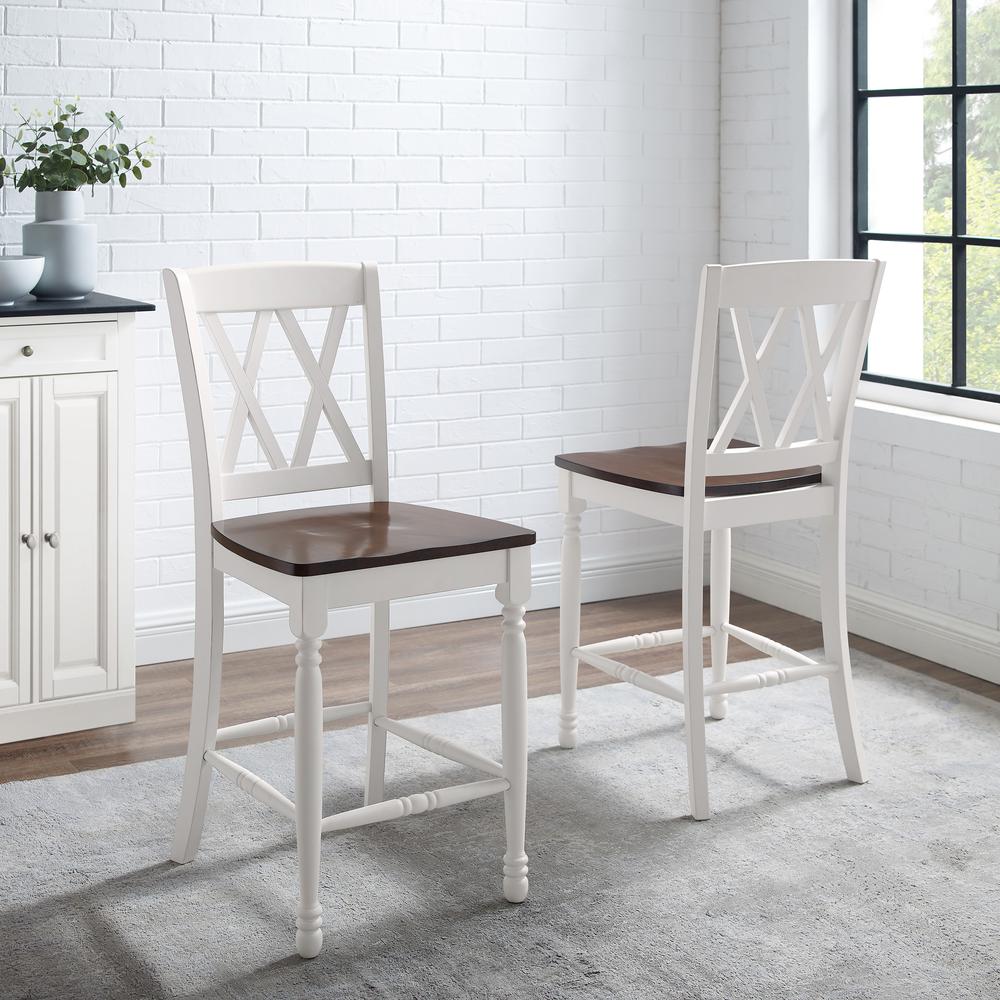 Shelby 2-Piece Counter Height Bar Stool Set