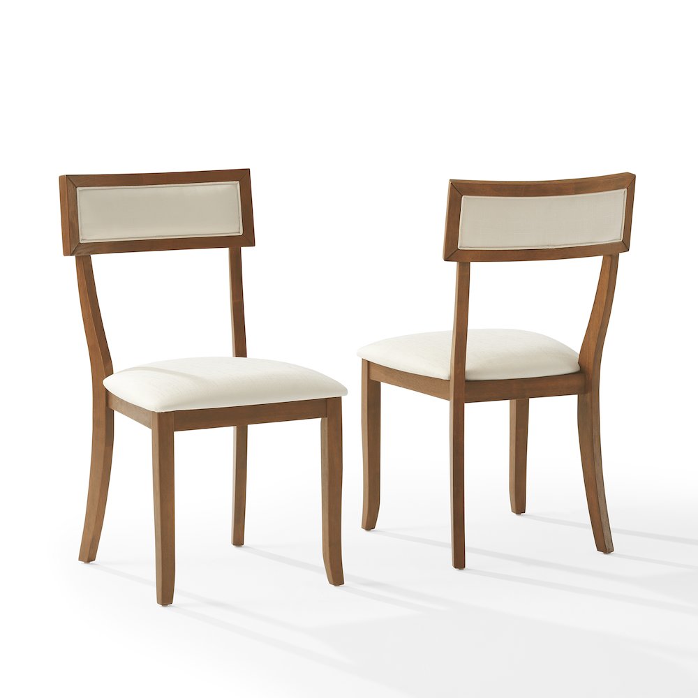 Alessia 2-Piece Dining Chair Set In Brown