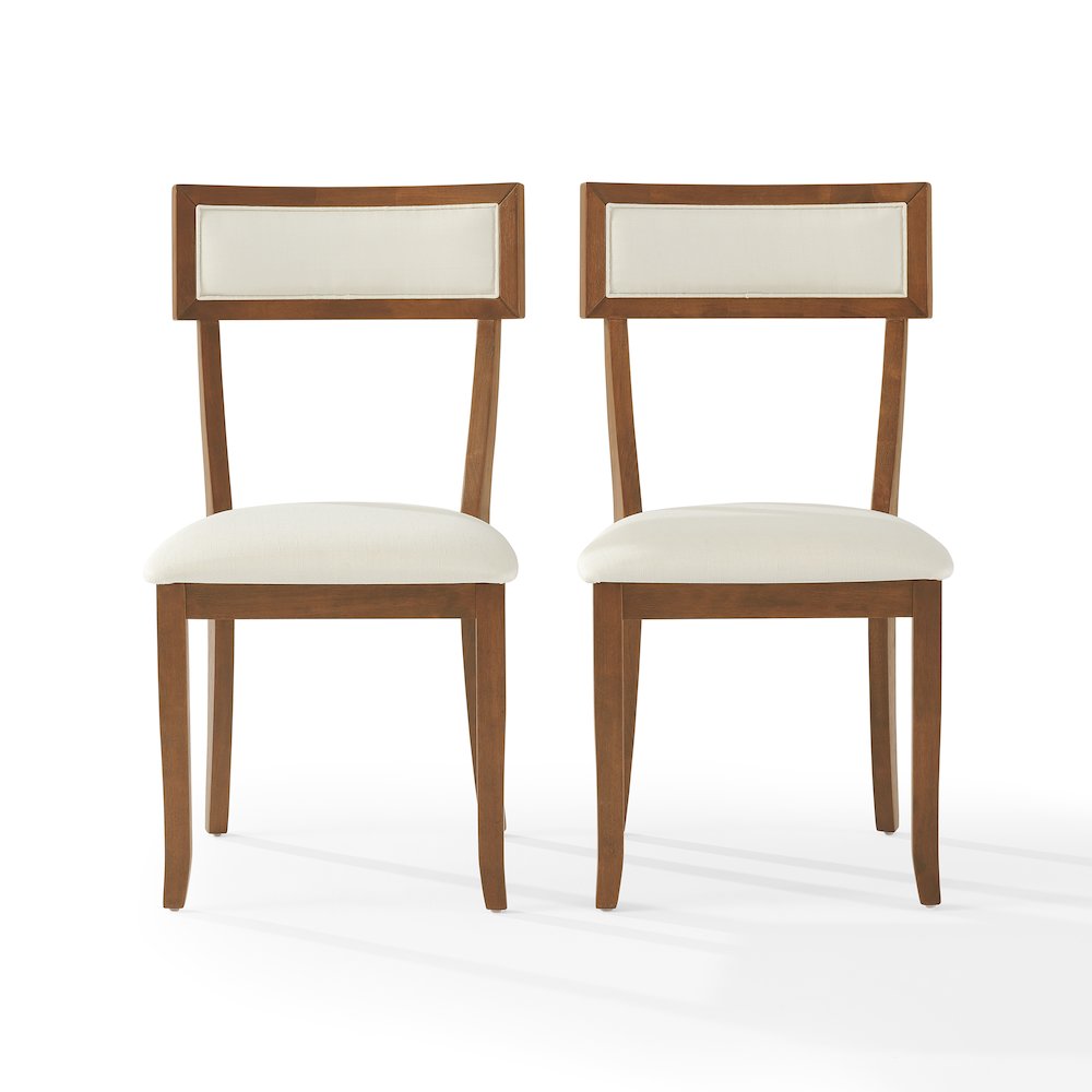 Alessia 2-Piece Dining Chair Set In Brown