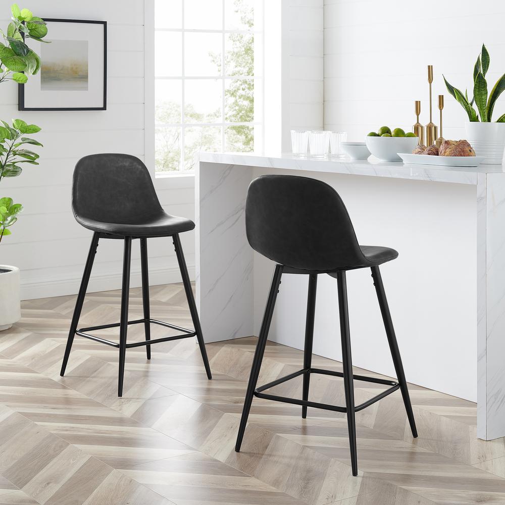 Weston 2-Piece Counter Height Bar Stool Set
