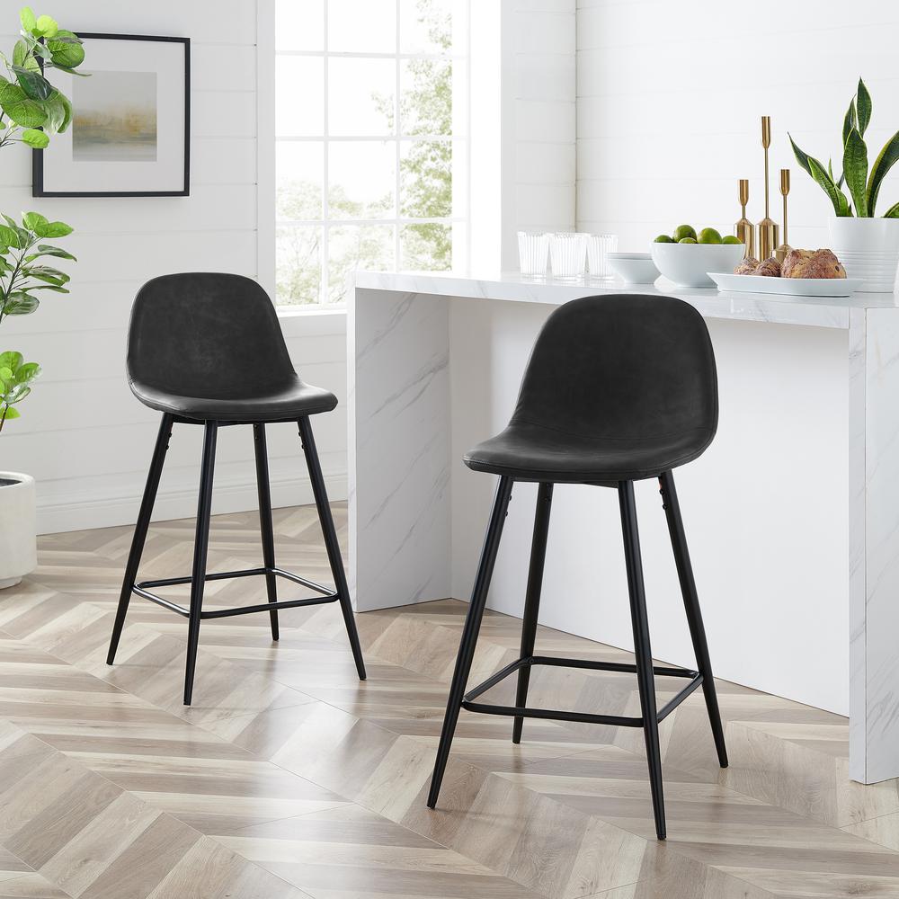 Weston 2-Piece Counter Height Bar Stool Set
