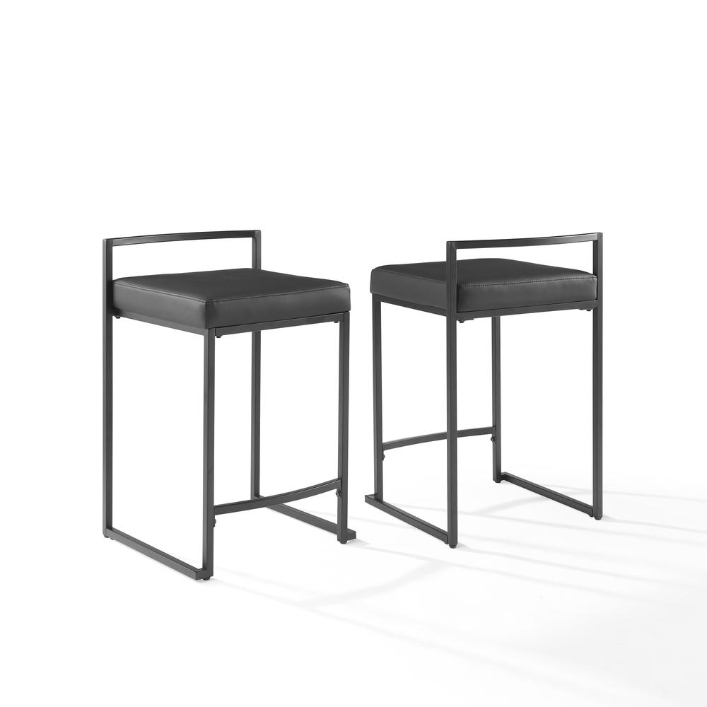 Harlowe 2-Piece Counter Height Bar Stool Set