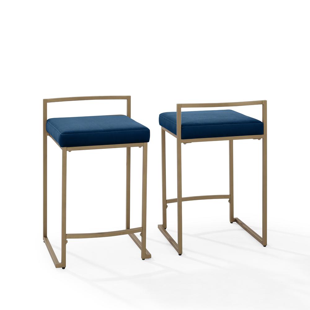 Harlowe 2-Piece Counter Height Bar Stool Set