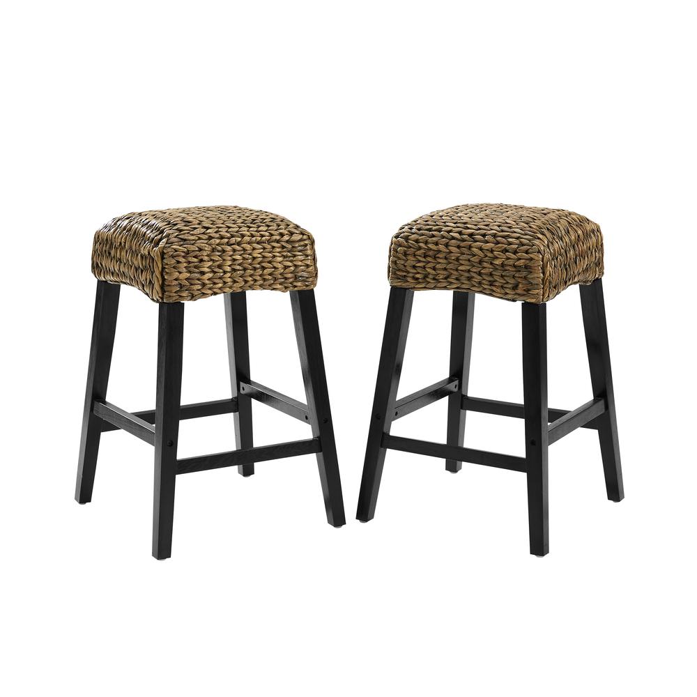 Edgewater 2-Piece Backless Counter Height Bar Stool Set