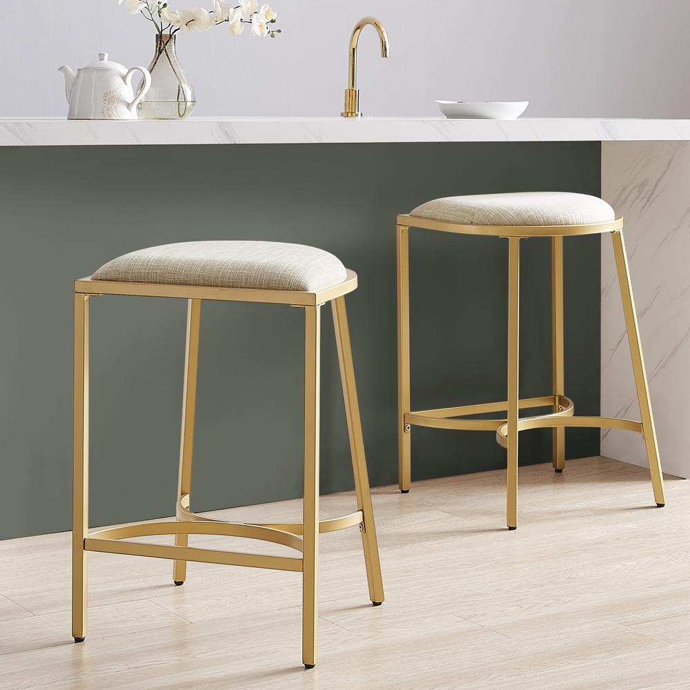 Ellery 2-Piece Counter Height Bar Stool Set