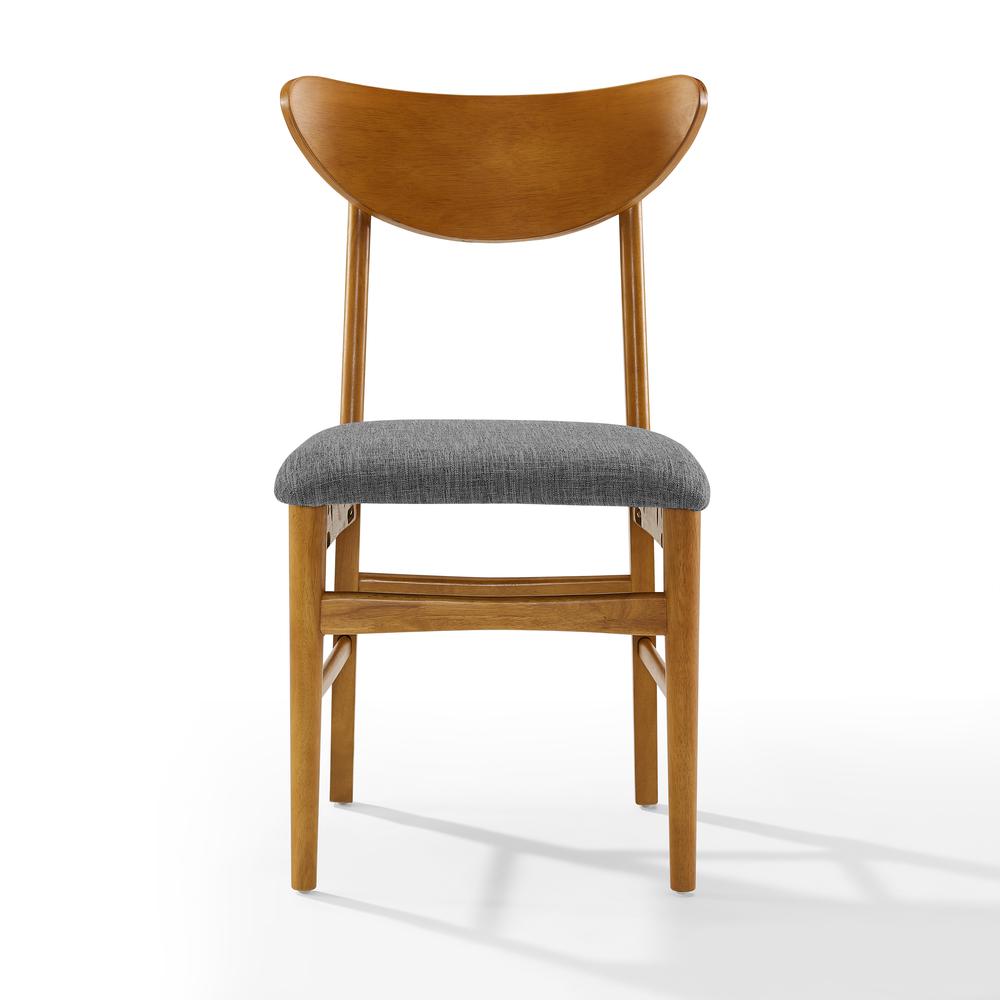 Landon 2-Piece Wood Dining Chairs W/Upholstered Seat