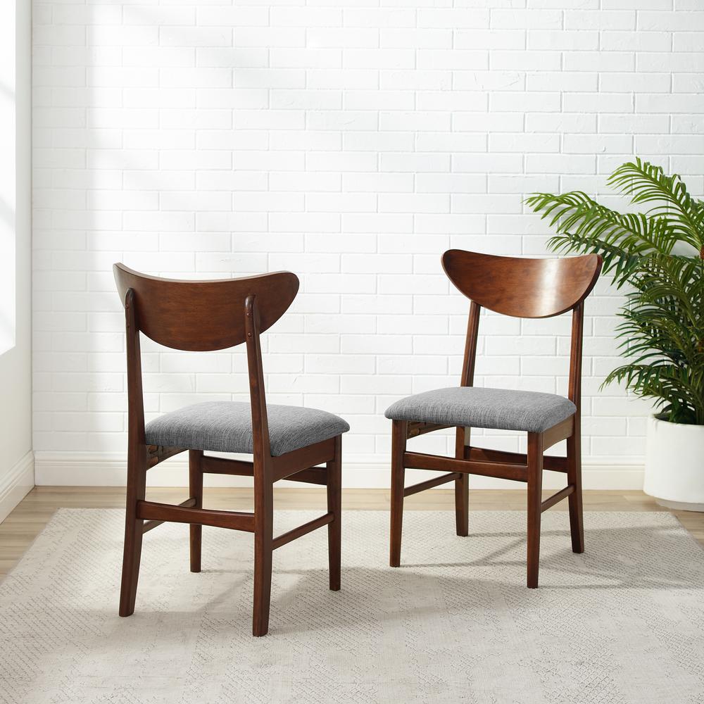 Landon 2-Piece Wood Dining Chairs W/Upholstered Seat