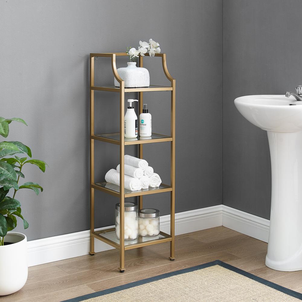 Aimee Short Etagere Bookcase