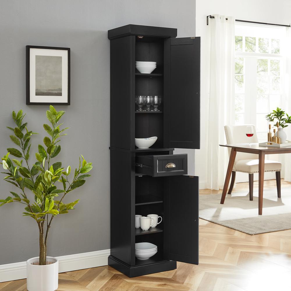 Seaside Tall Linen Storage Cabinet