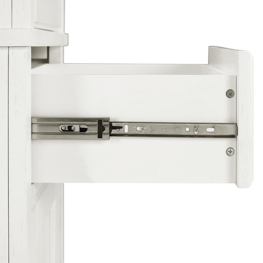 Seaside Tall Linen Storage Cabinet