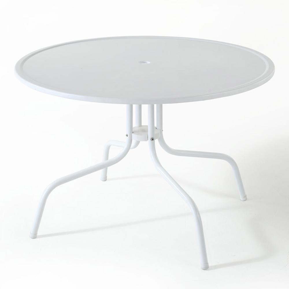 Griffith 39″ Round Retro Outdoor Dining Table