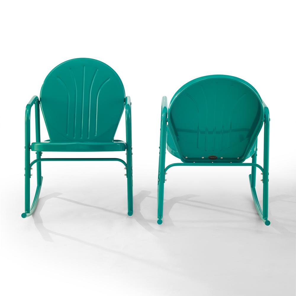 Griffith 2Pc Retro Outdoor Rocking Chair Set