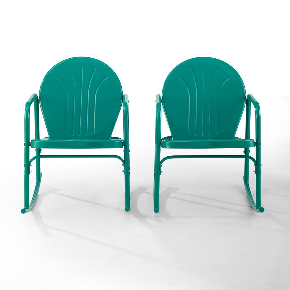 Griffith 2Pc Retro Outdoor Rocking Chair Set