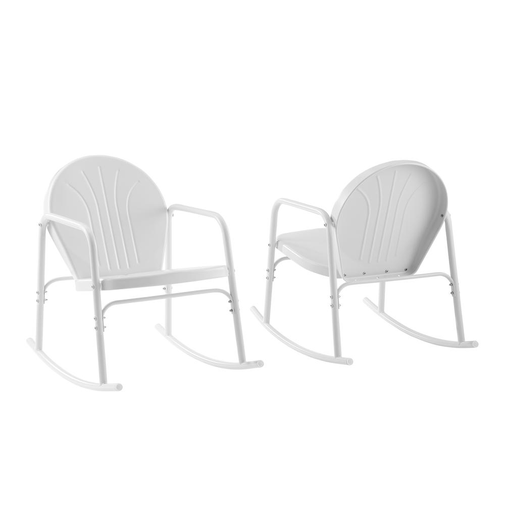 Griffith 2Pc Retro Outdoor Rocking Chair Set