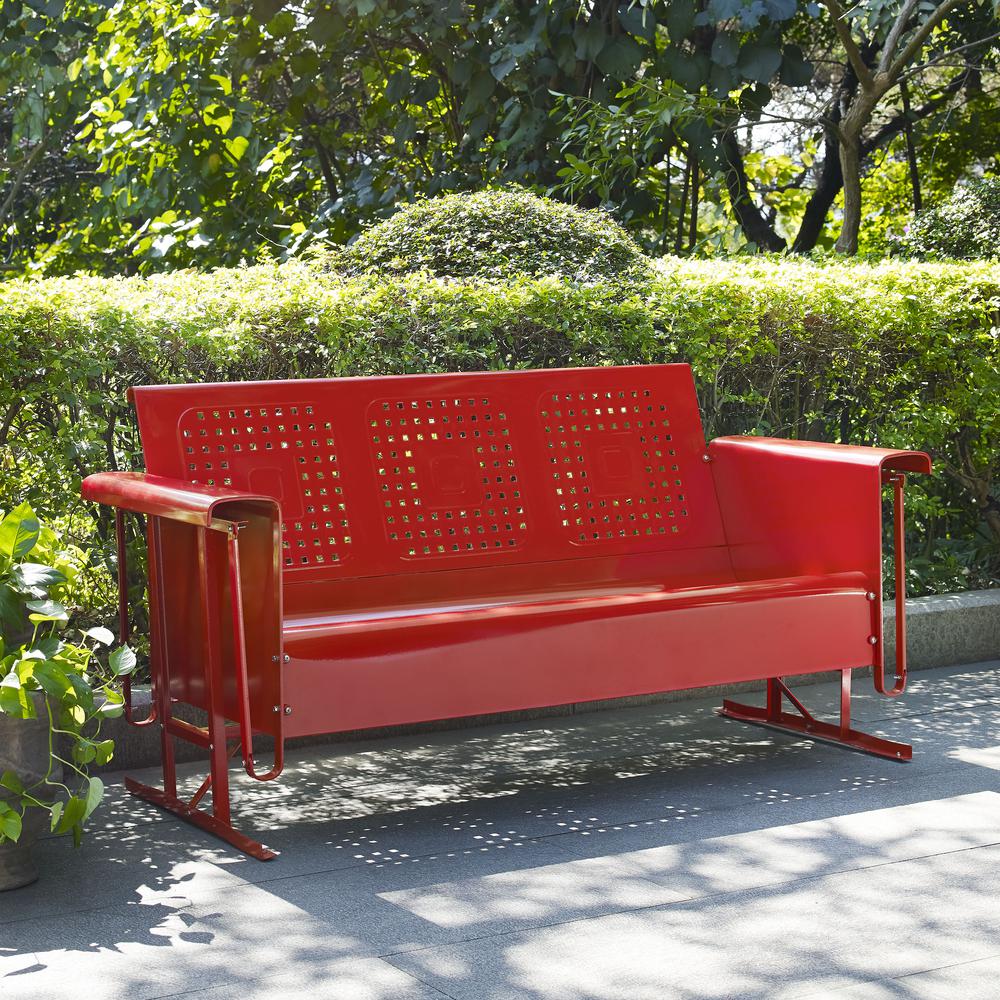 Bates Retro Outdoor Sofa Glider