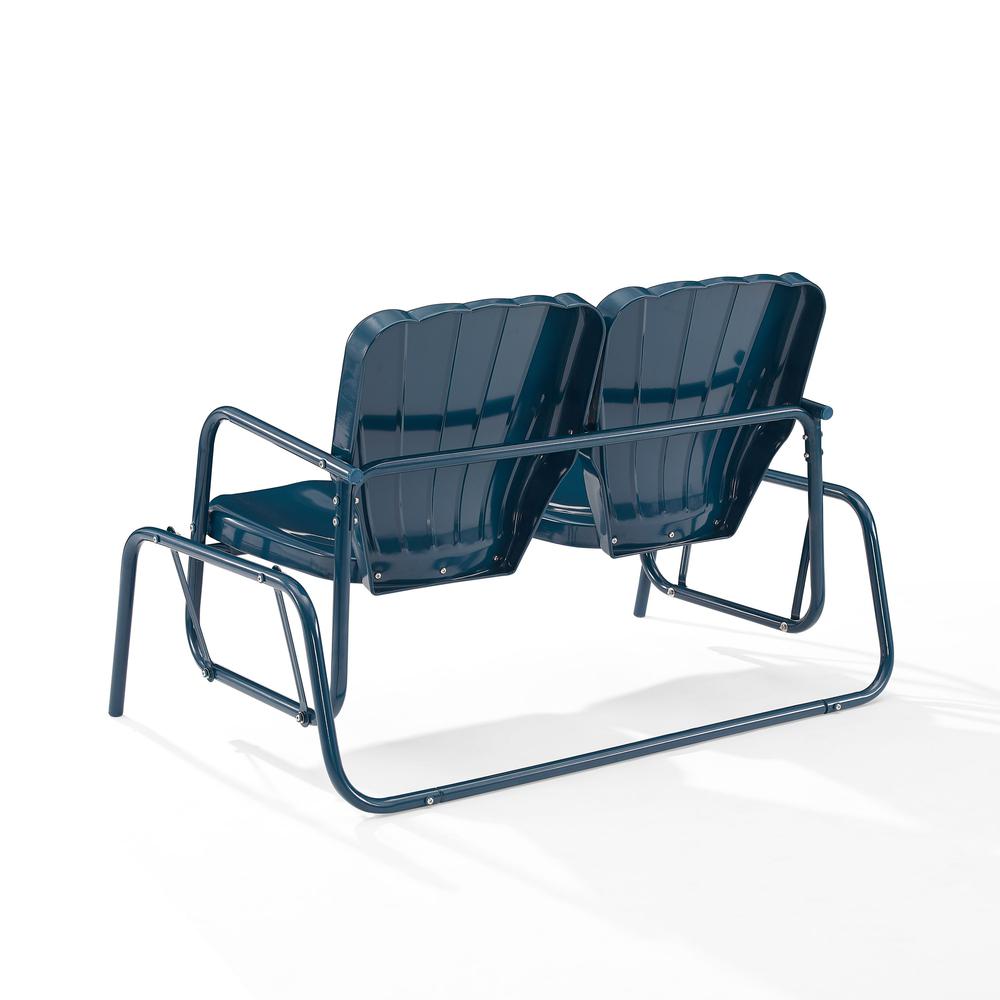 Ridgeland Retro Outdoor Loveseat Glider