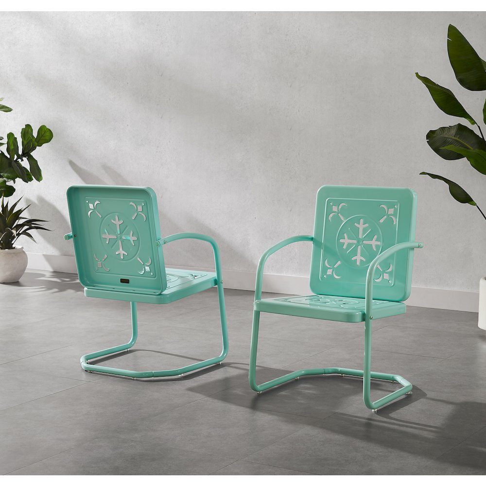 Azalea 2-Piece Retro Outdoor Chair Set