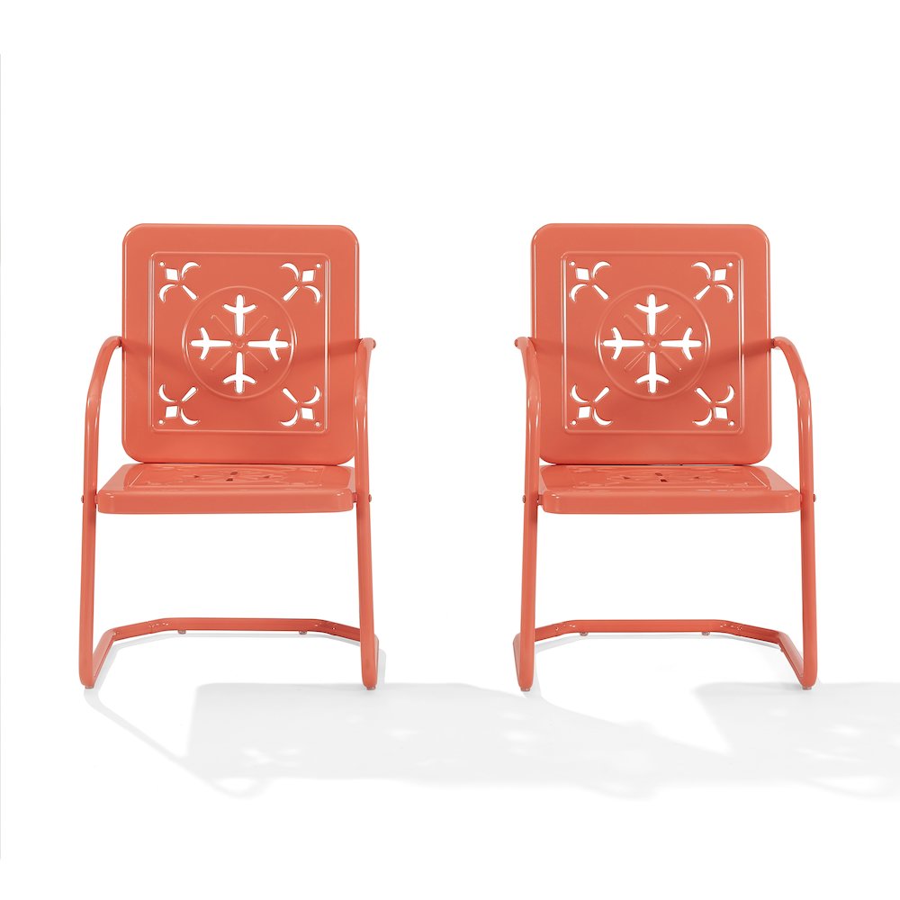 Azalea 2-Piece Retro Outdoor Chair Set