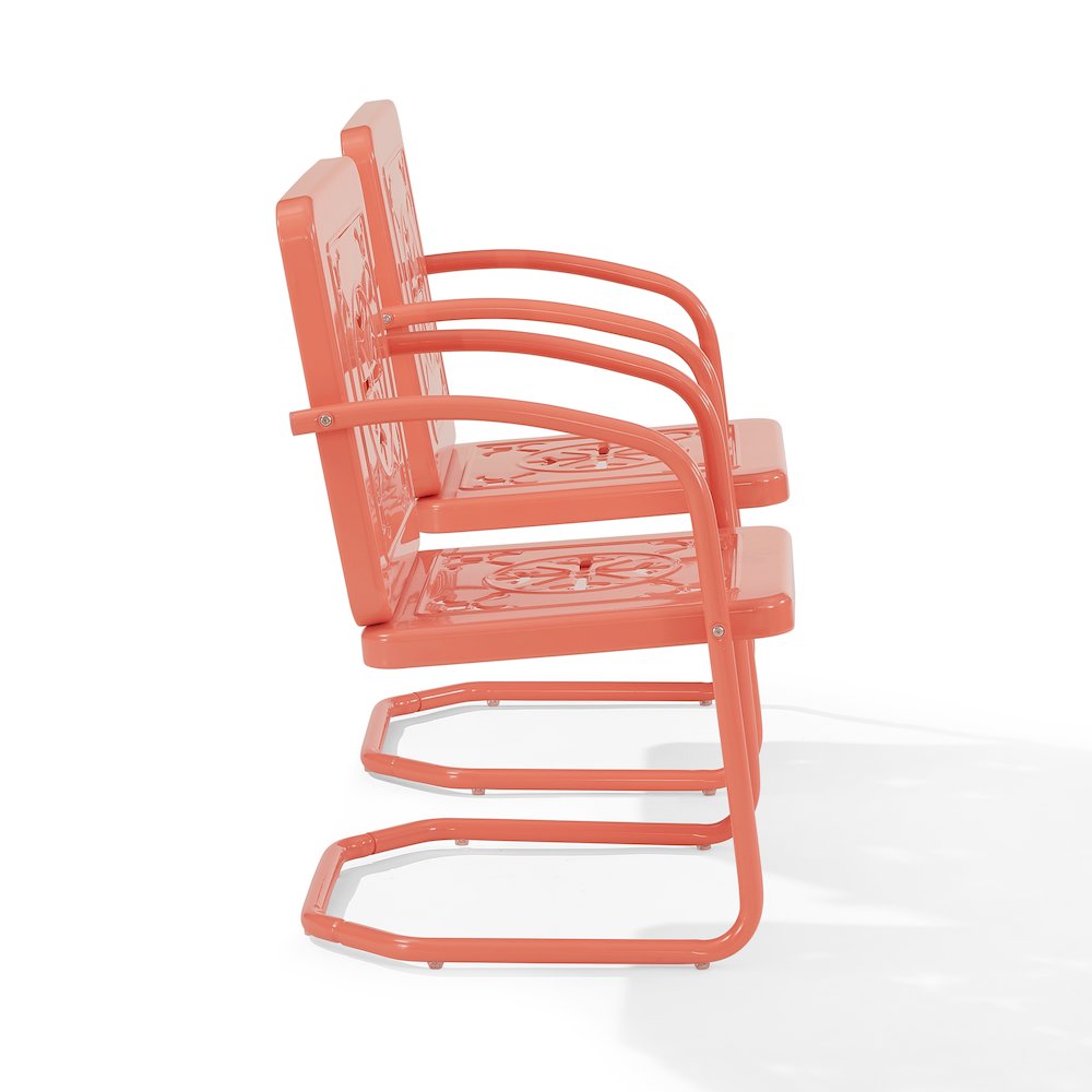 Azalea 2-Piece Retro Outdoor Chair Set