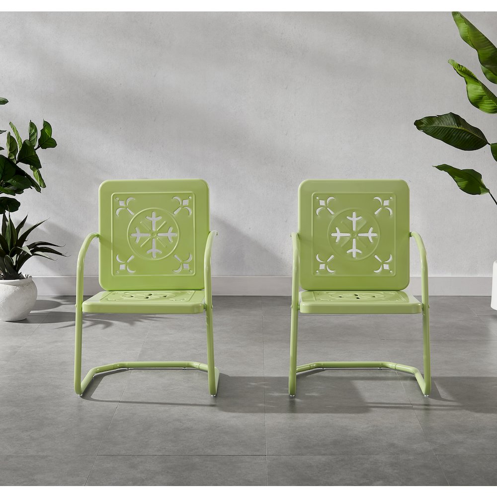 Azalea 2-Piece Retro Outdoor Chair Set