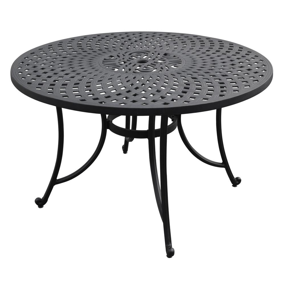 Sedona 46″ Cast Aluminum Round Outdoor Dining Table