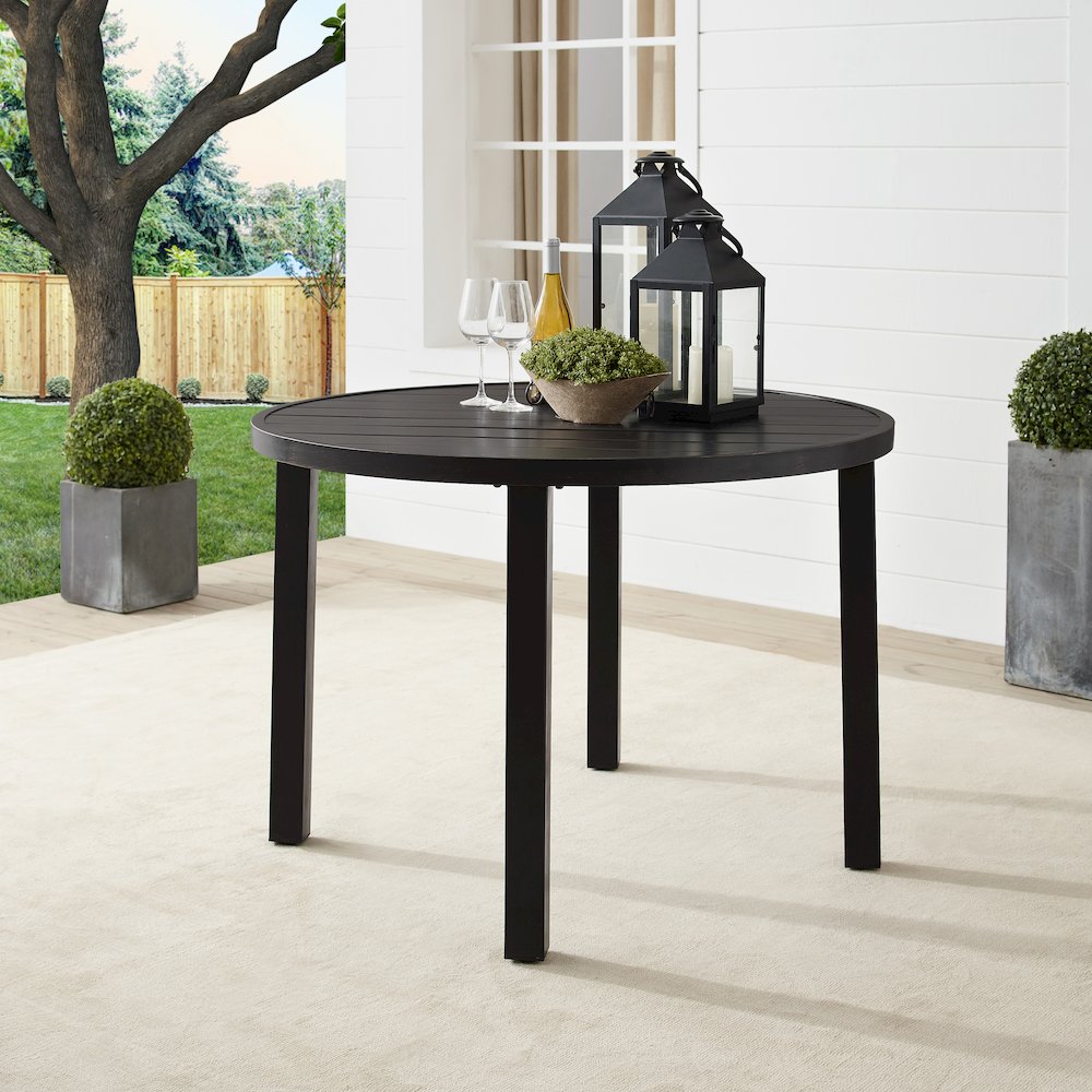 Kaplan 42″ Round Outdoor Dining Table