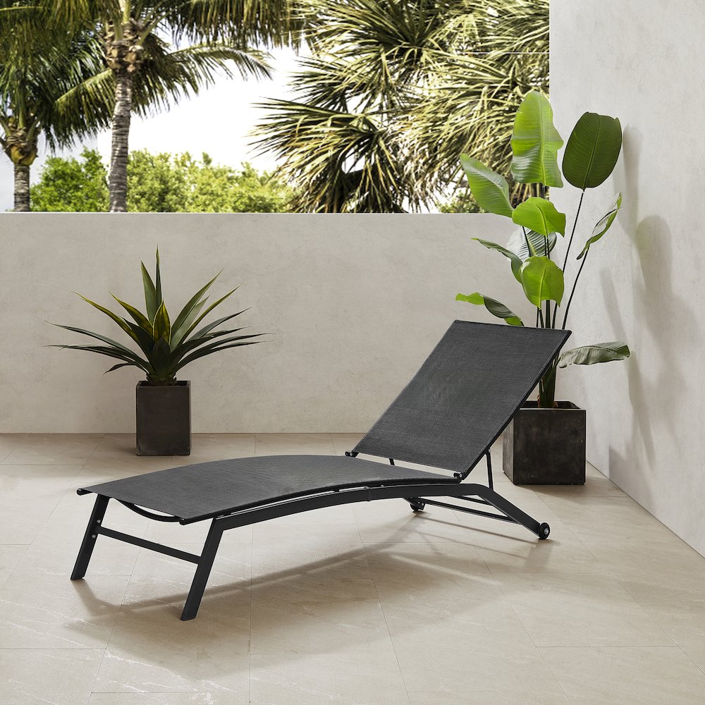 Weaver Outdoor Chaise Lounge