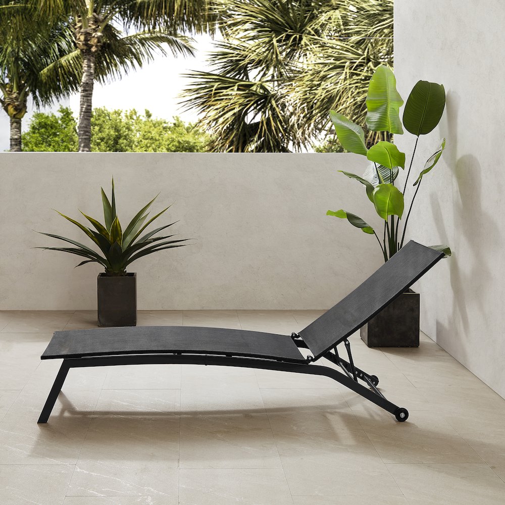 Weaver Outdoor Chaise Lounge
