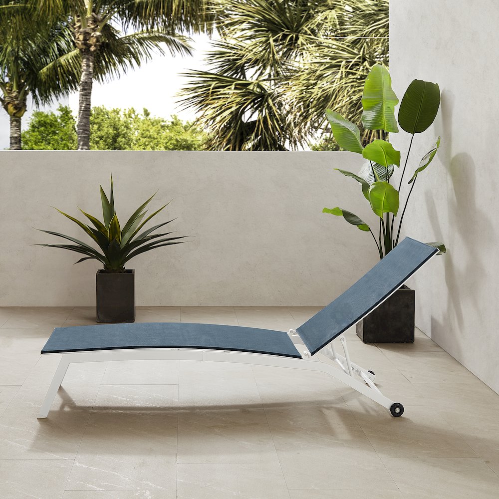 Weaver Outdoor Chaise Lounge